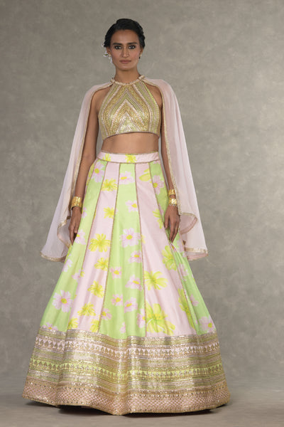 Masaba Summertime Parijat Sorbet Lehenga Indian designer wear online shopping melange singapore