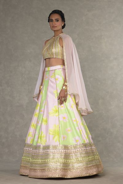 Masaba Summertime Parijat Sorbet Lehenga Indian designer wear online shopping melange singapore