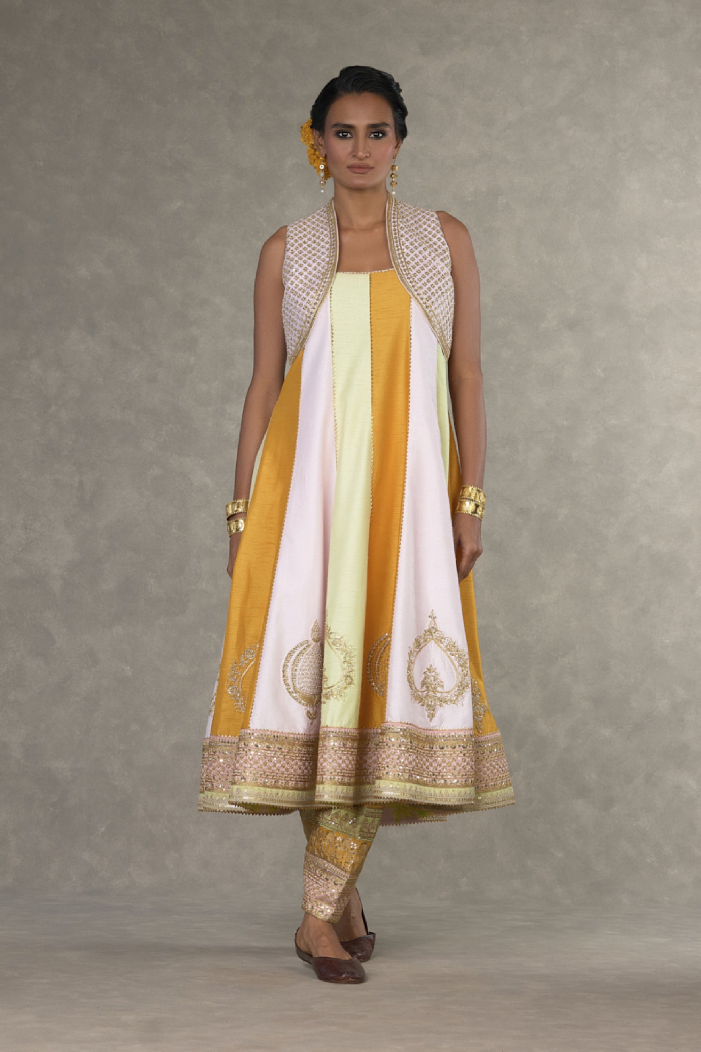 Masaba Summertime Sorbet Anarkali Set Indian designer wear online shopping melange singapore