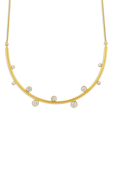 MNSH Amour Diamond Wave Necklace indian designer wear online shopping melange singapore