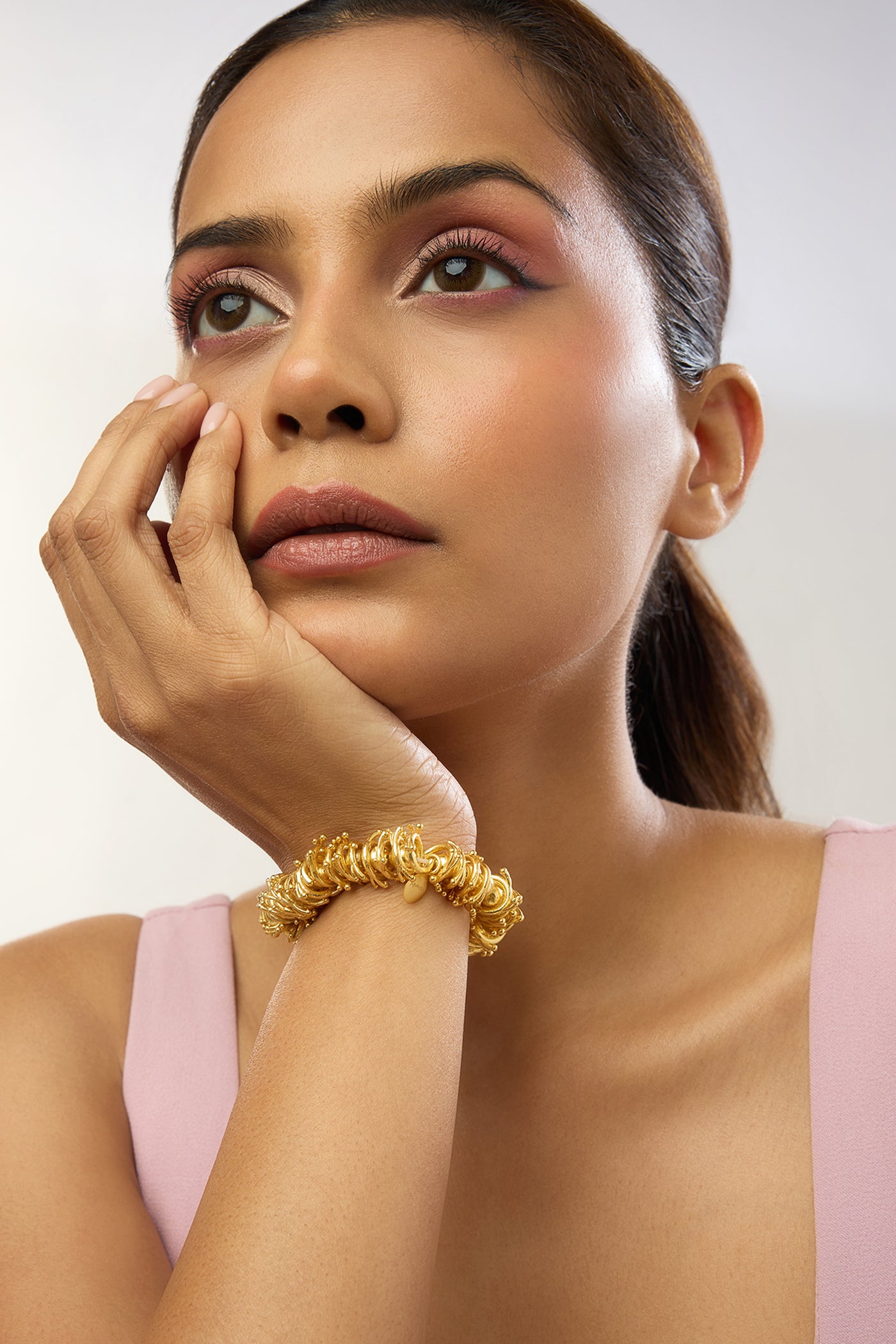 MNSH Amour Round Bracelet indian designer wear online shopping melange singapore
