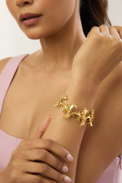 MNSH Amour Wave Bracelet indian designer wear online shopping melange singapore