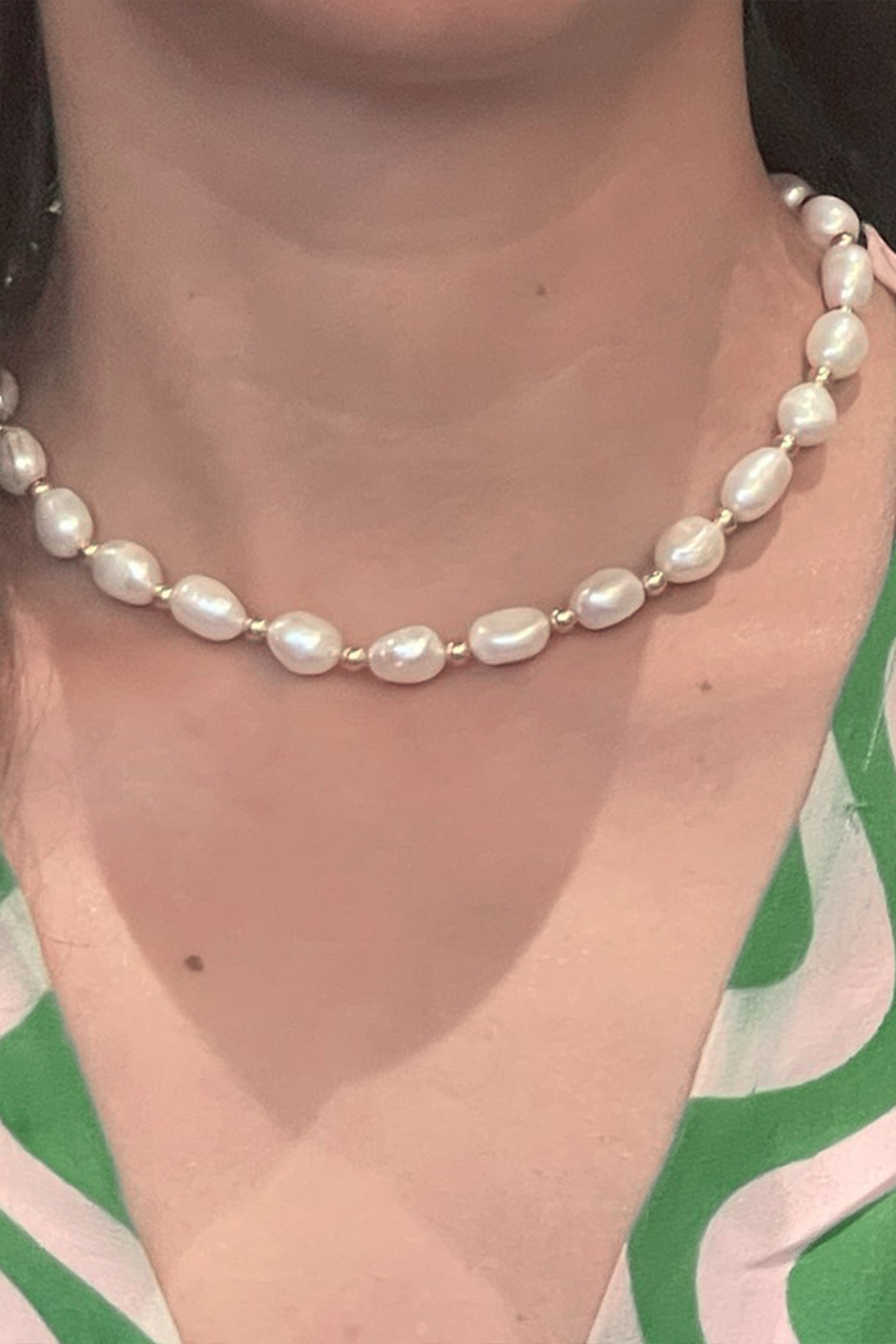MNSH Baroque Pearla Necklace indian designer wear online shopping melange singapore