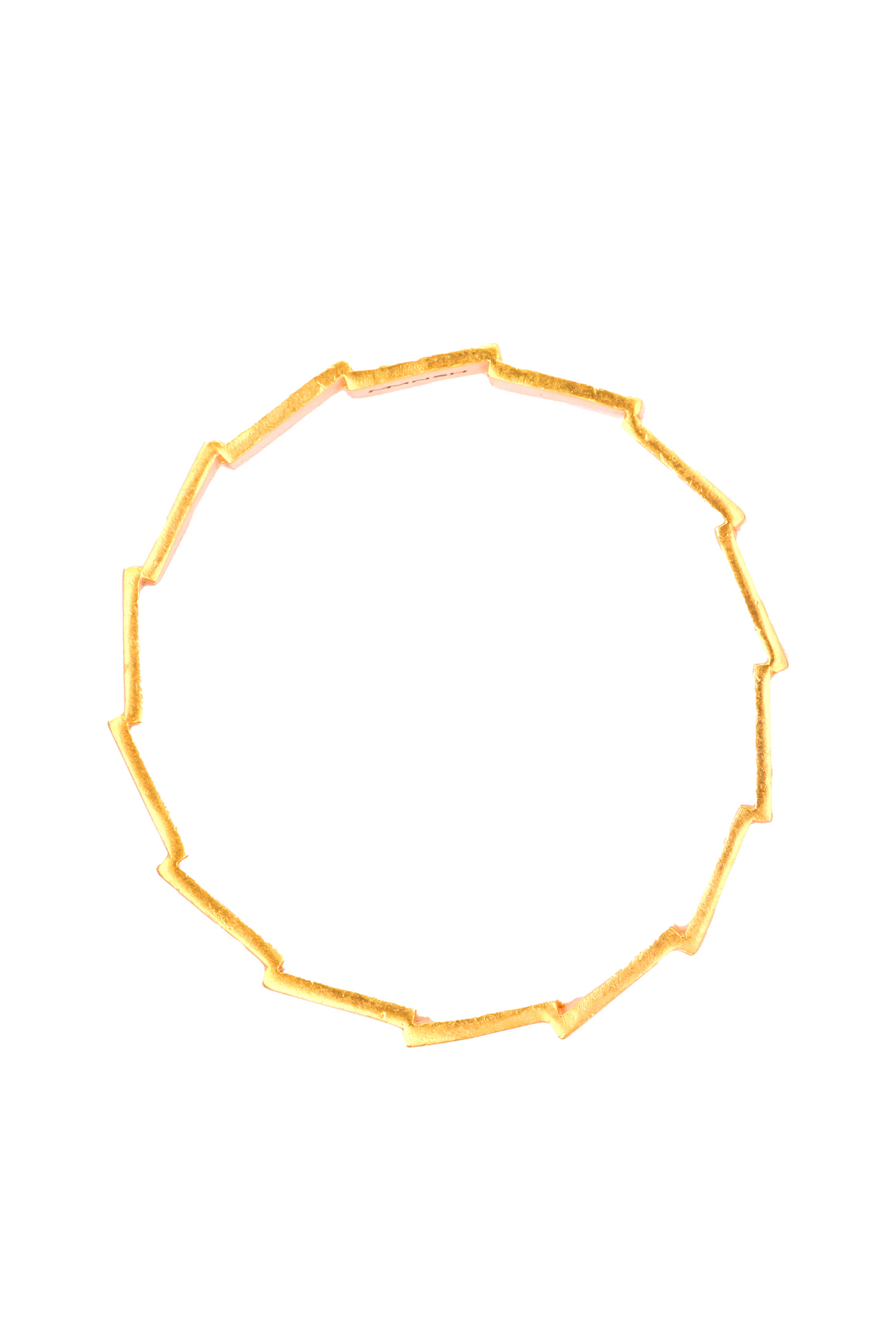 MNSH Brick Bangle Gold Indian Designer Wear Online Shopping Melange Singapore Resorts Womenswear Gifting