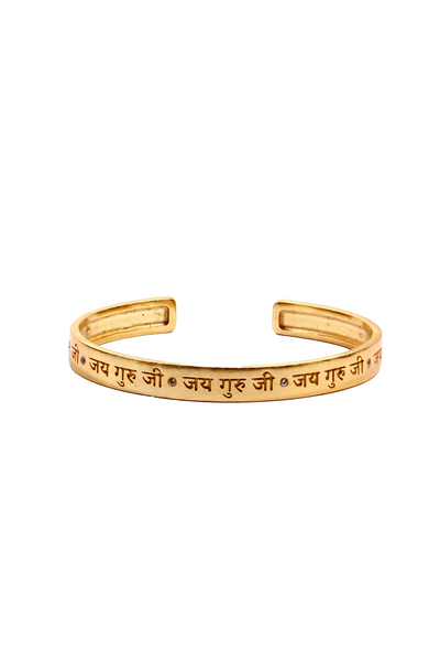 MNSH Jai Guruji Cuff Gold Melange Singapore Online Shopping Indian Designer Wear Gifting Destination Weddings