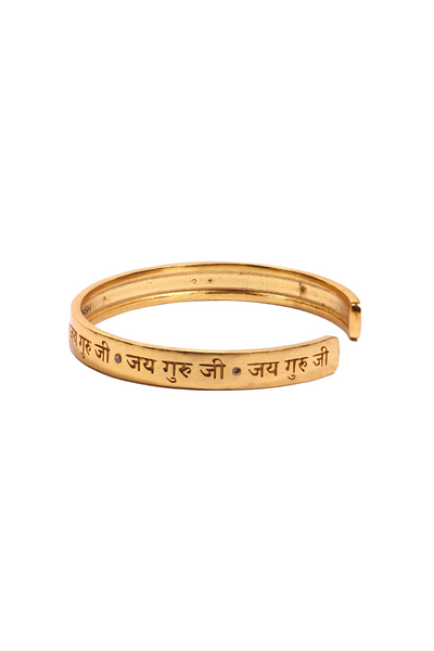 MNSH Jai Guruji Cuff Gold Melange Singapore Online Shopping Indian Designer Wear Gifting Destination Weddings