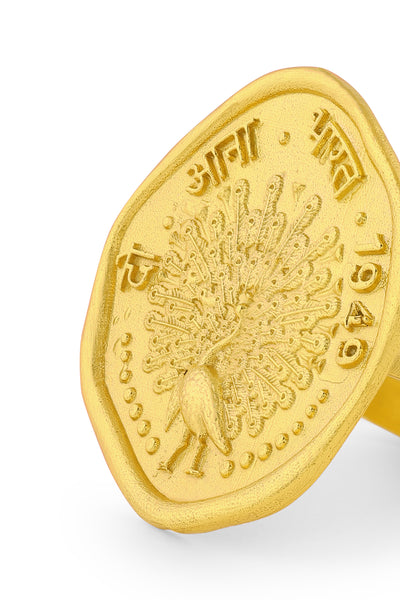 MNSH Mor Coin Ring Indian designer wear online shopping melange singapore 