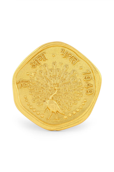 MNSH Mor Coin Ring Indian designer wear online shopping melange singapore 