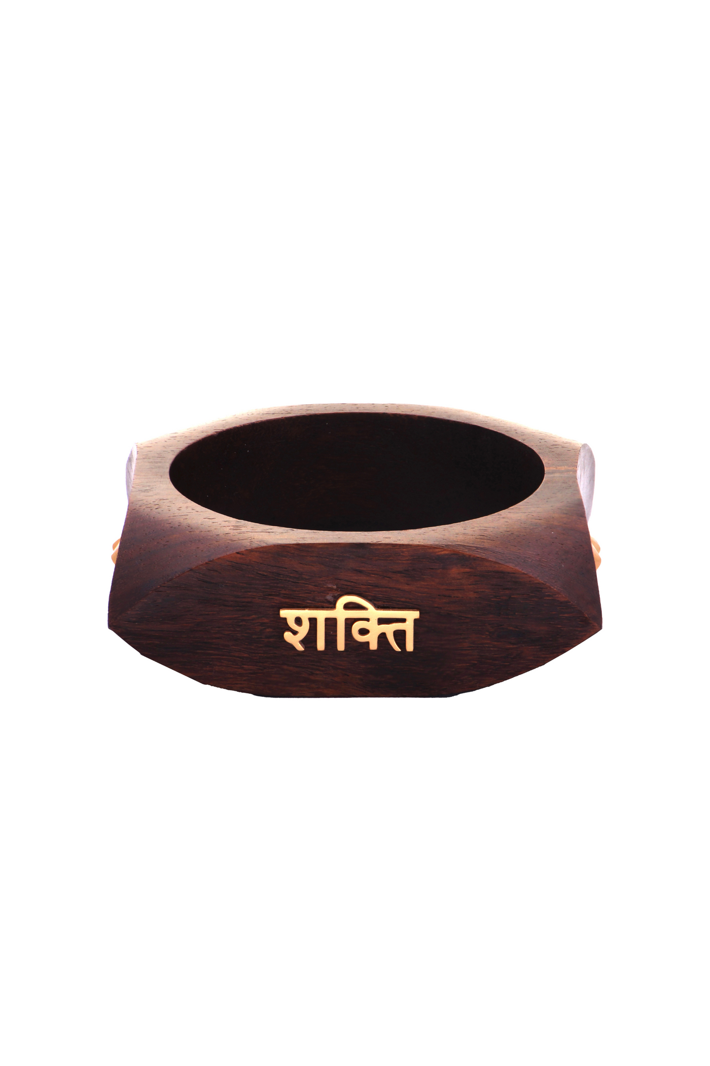 MNSH Nidar Shakti Bangle Wood Gold Melange Singapore Online Shopping Indian Designer Wear Resort Gifting Womenswear