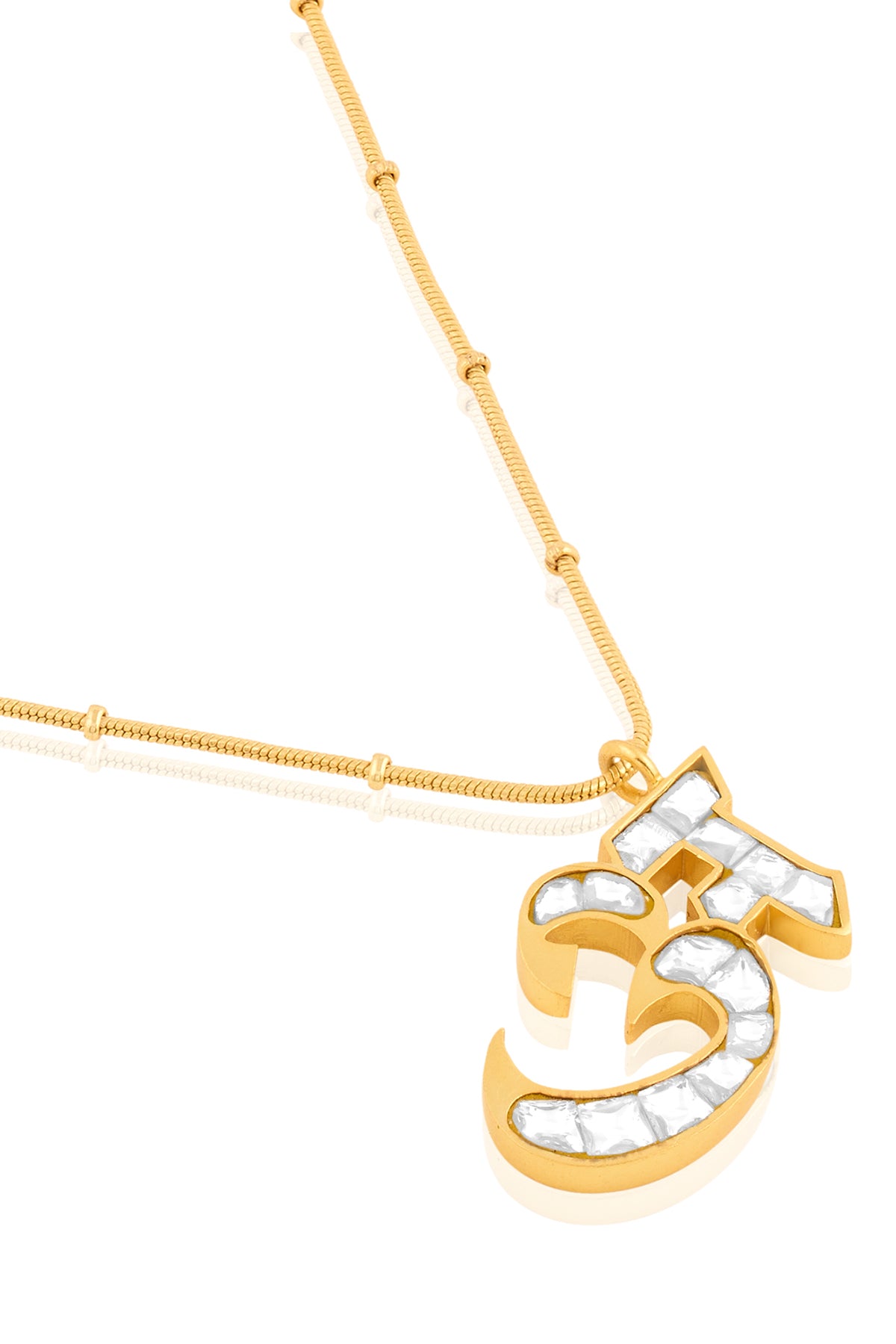 MNSH Polki Initial - A indian designer wear online shopping melange singapore 