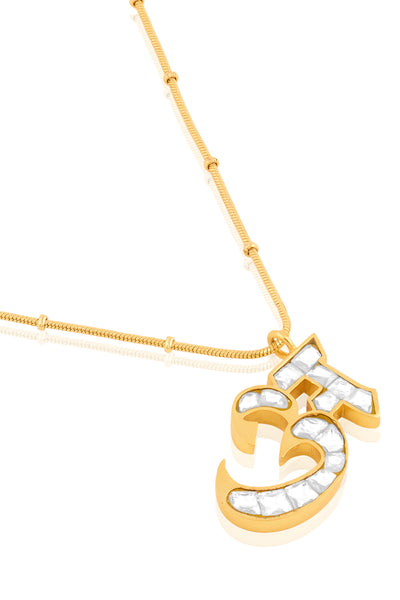 MNSH Polki Initial - A indian designer wear online shopping melange singapore 