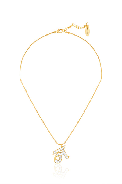 MNSH Polki Initial - N indian designer wear online shopping melange singapore 