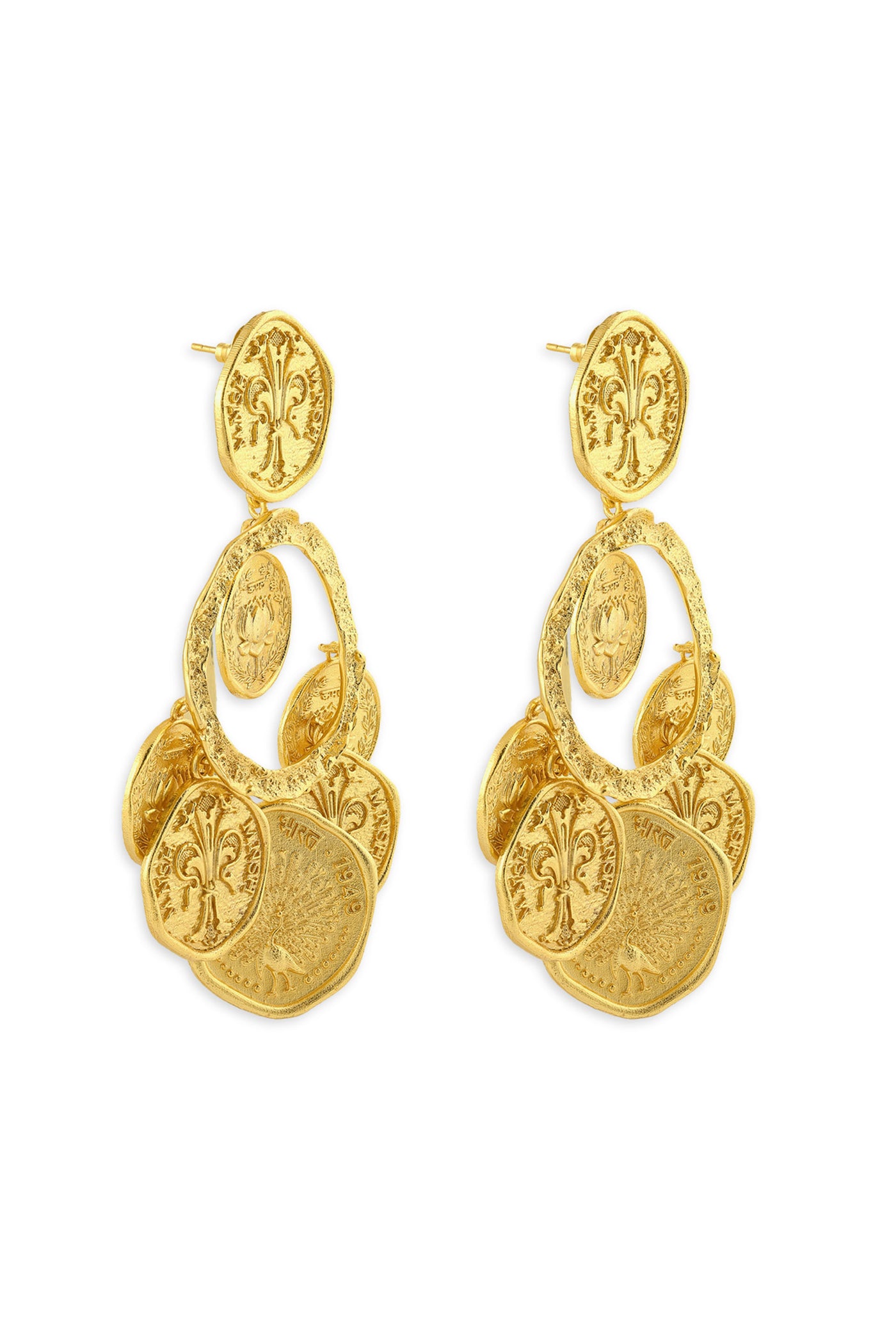 MNSH Shakti Jhumka Indian designer wear online shopping melange singapore 
