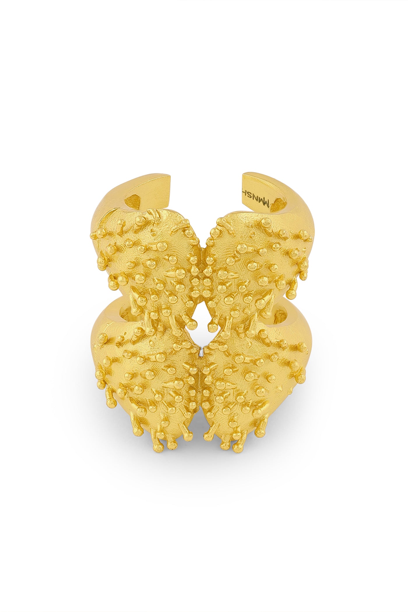 MNSH Vine Double Ring indian designer wear online shopping melange singapore