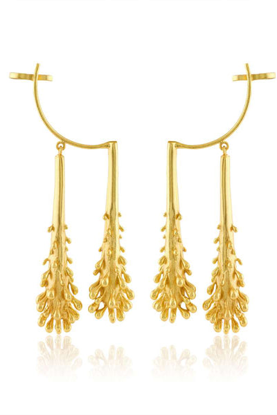 MNSH Vine Ear Cuff Dangler indian designer wear online shopping melange singapore