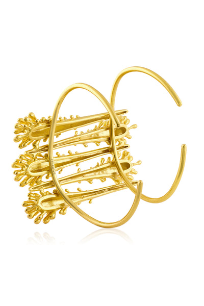 MNSH Vine Statement Cuff indian designer wear online shopping melange singapore