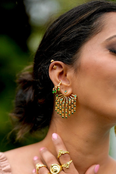 Maalicious Bhindi Ear Cuff indian designer wear online shopping melange singapore
