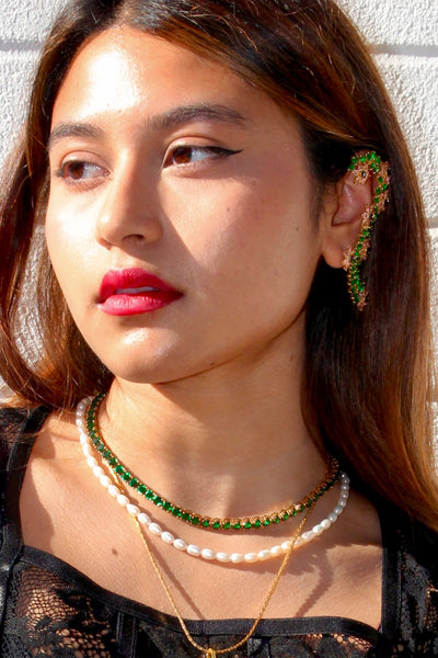 Maalicious Giselle Tennis Necklace indian designer wear online shopping melange singapore