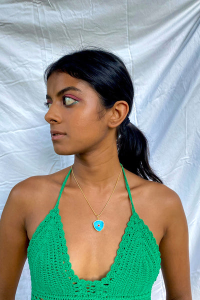 Maalicious Third Eye Pendant indian designer wear online shopping melange singapore