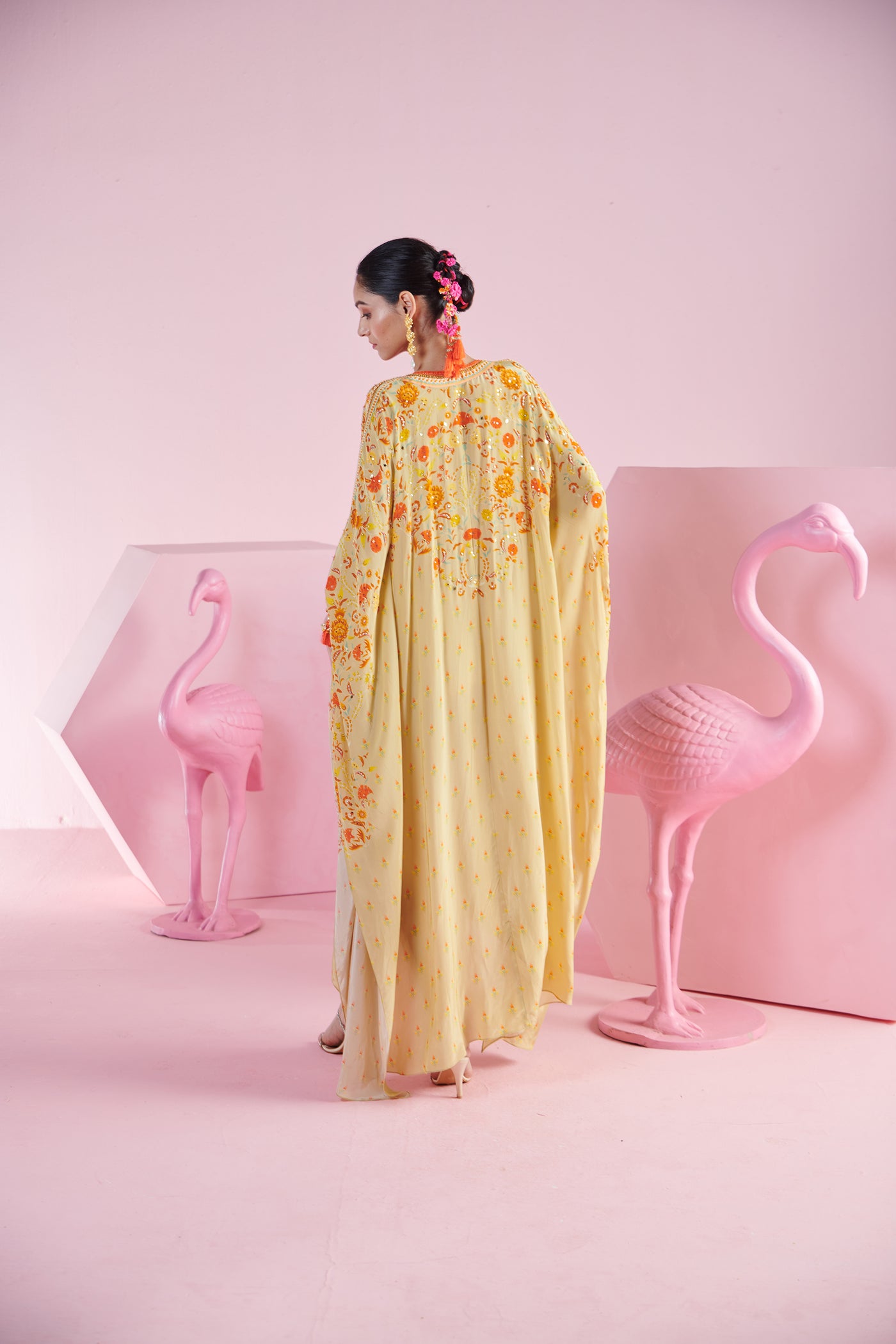 Mandira Wirk Ada Kaftan indian designer wear online shopping melange singapore