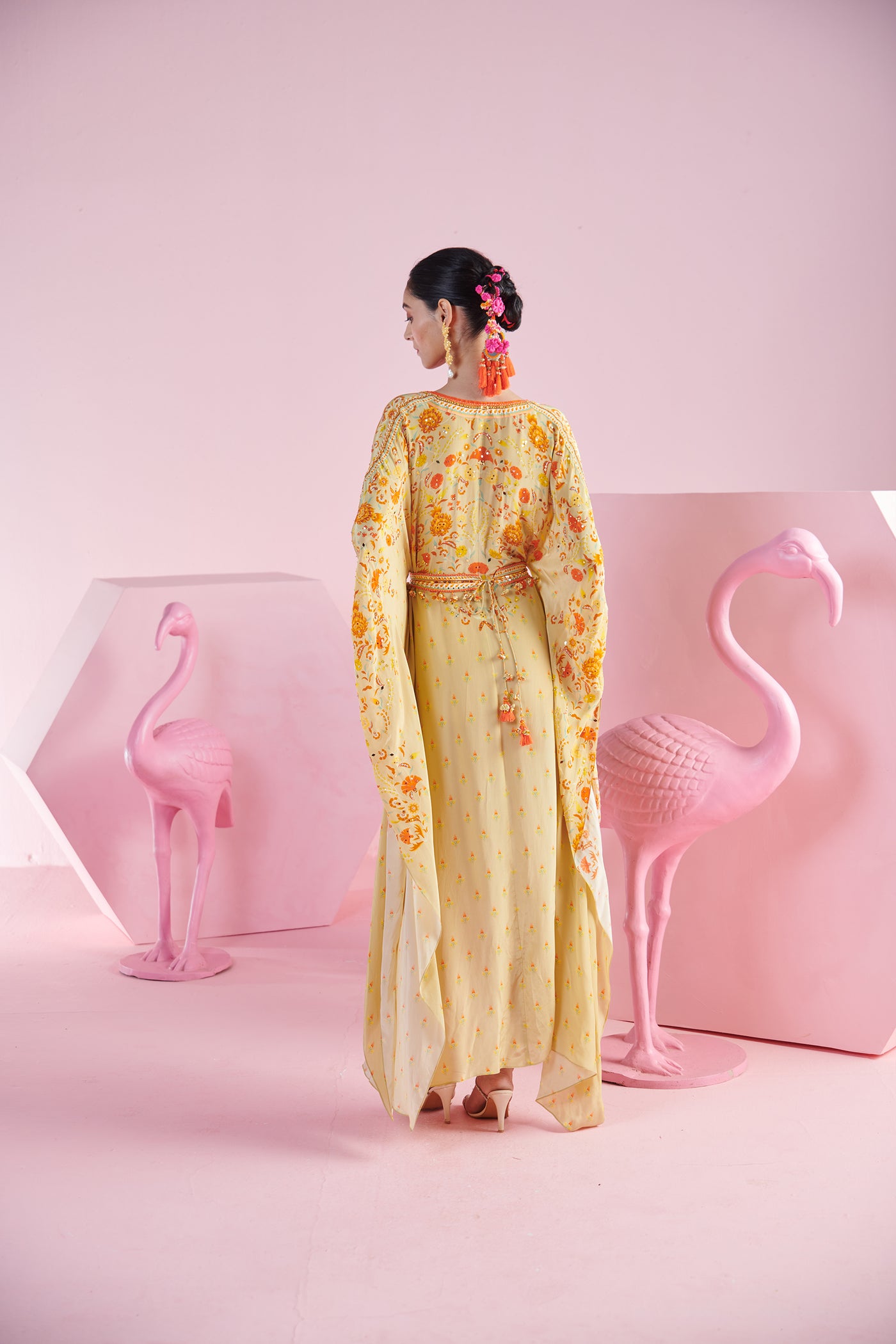 Mandira Wirk Ada Kaftan indian designer wear online shopping melange singapore