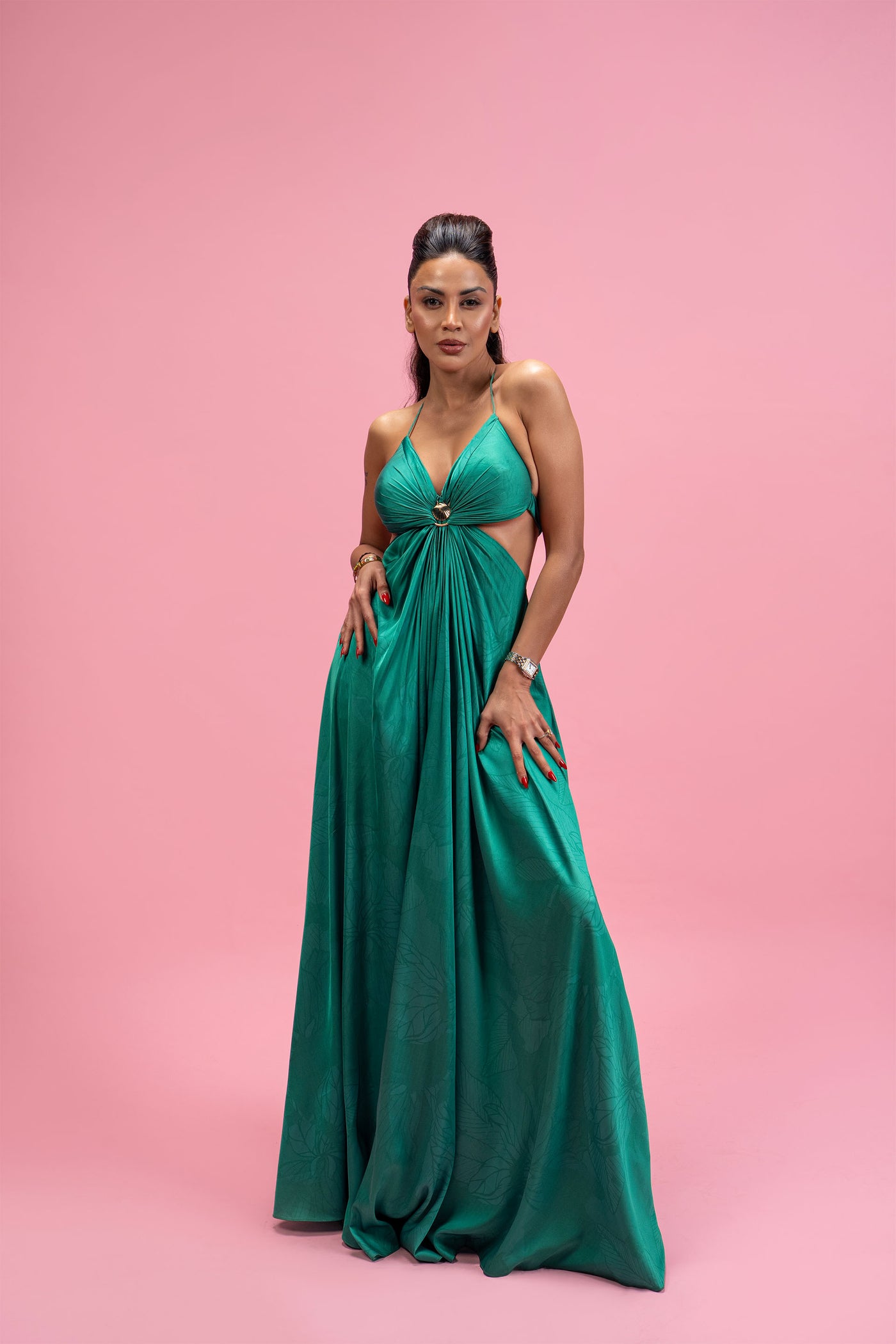 halter dress singapore Samar Women's Halter Dress in Muslin Cotton