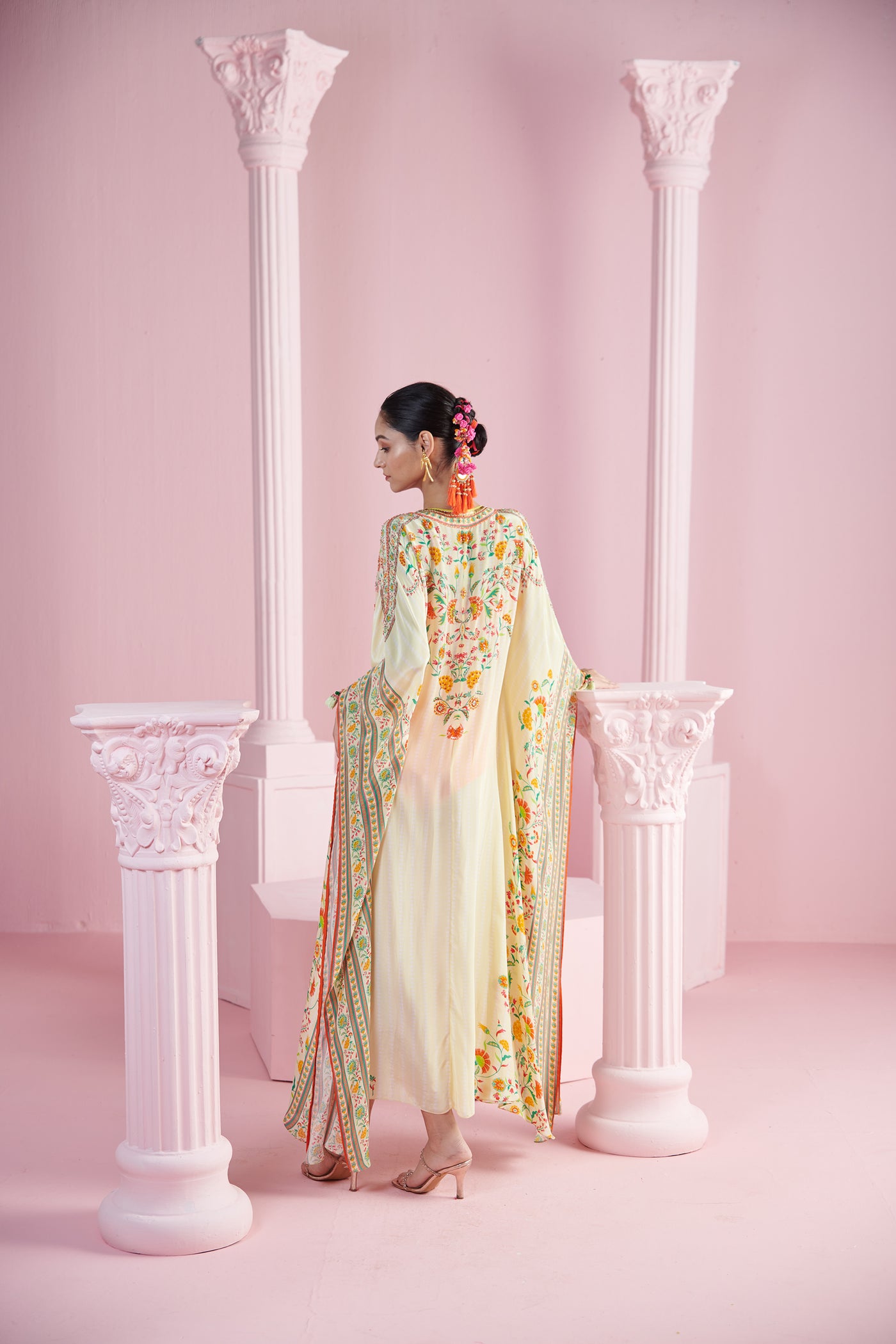 Mandira Wirk Huzur Kaftan indian designer wear online shopping melange singapore