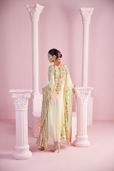 Mandira Wirk Huzur Kaftan indian designer wear online shopping melange singapore