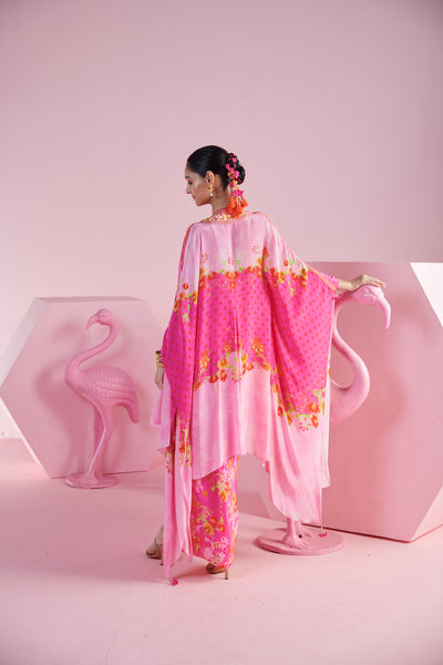 Mandira Wirk Jasmine Cape Set indian designer wear online shopping melange singapore
