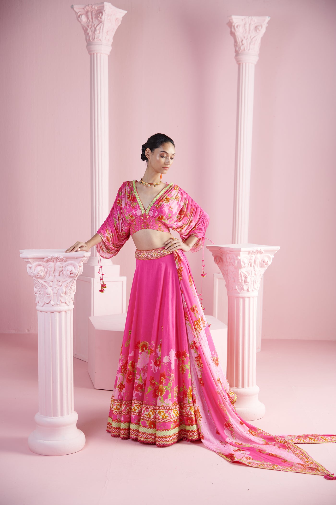 Mandira Wirk Leyla Lehenga Set indian designer wear online shopping melange singapore