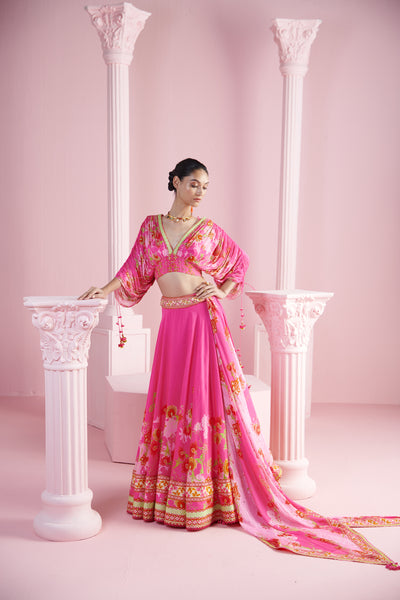 Mandira Wirk Leyla Lehenga Set indian designer wear online shopping melange singapore