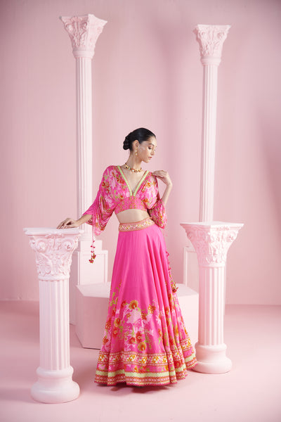 Mandira Wirk Leyla Lehenga Set indian designer wear online shopping melange singapore