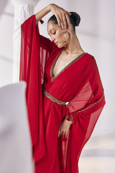 Mandira Wirk Long Kaftan indian designer wear online shopping melange singapore