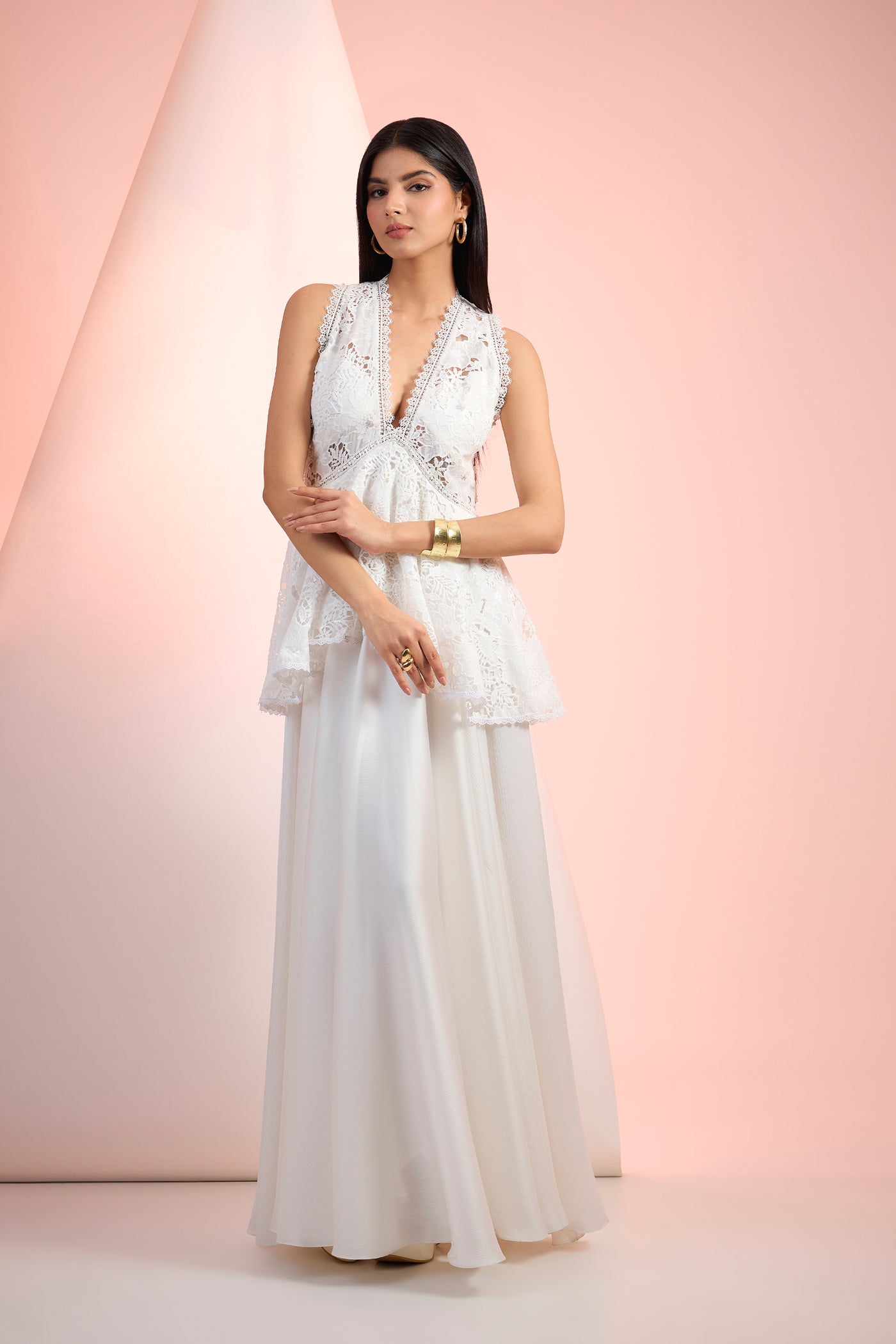 Mandira Wirk Long Solid Dress Indian designer wear online shopping melange singapore
