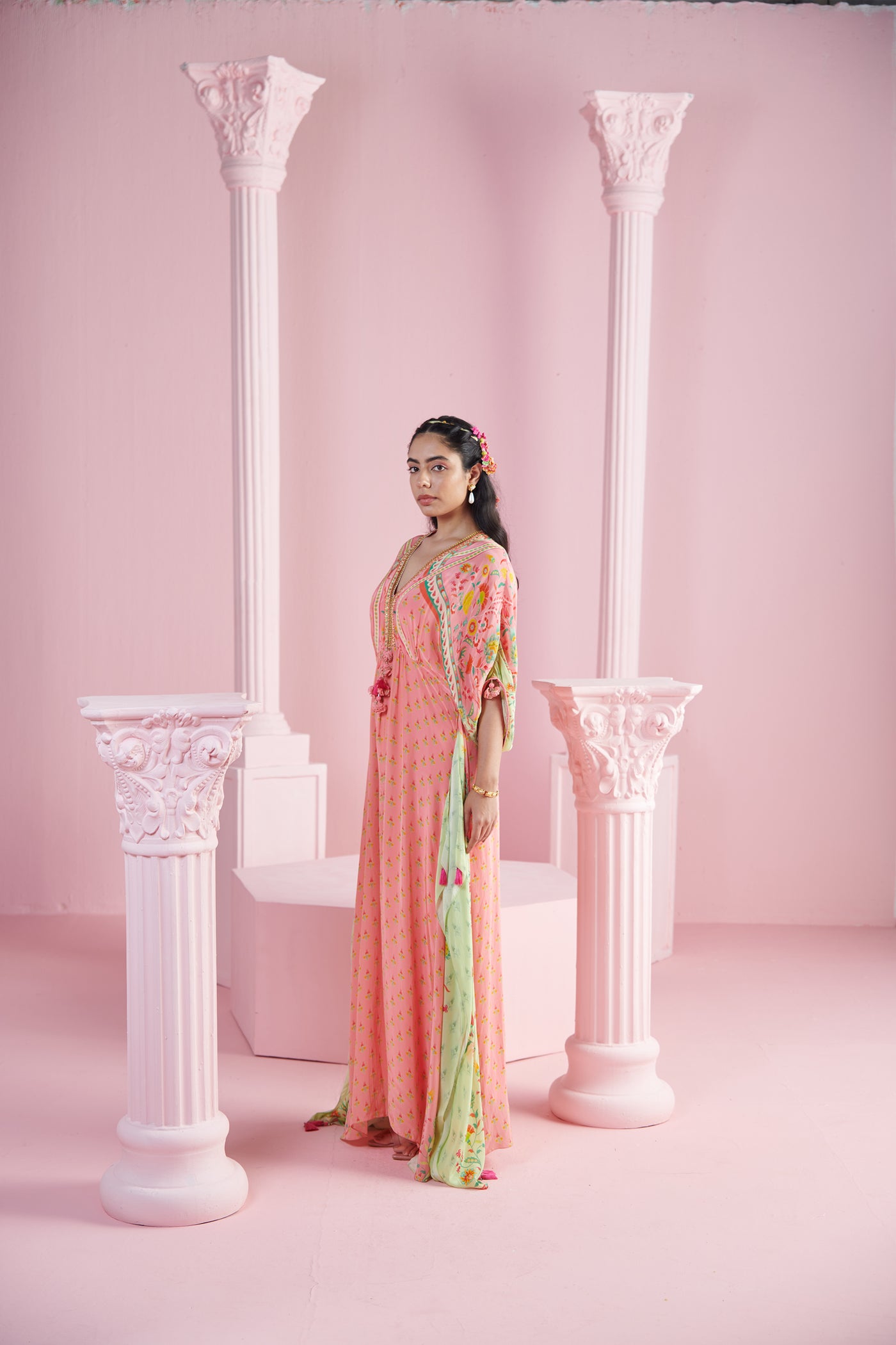 Mandira Wirk Sirin Kaftan indian designer wear online shopping melange singapore