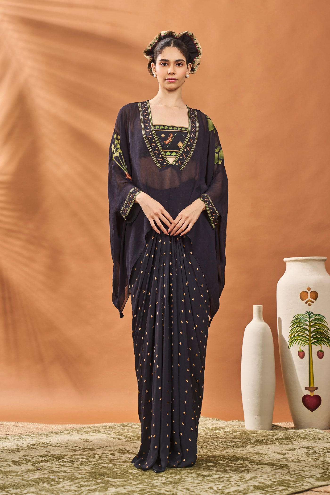Masaba Ace Of Clubs Fusion Set indian designer wear online shopping melange singapore