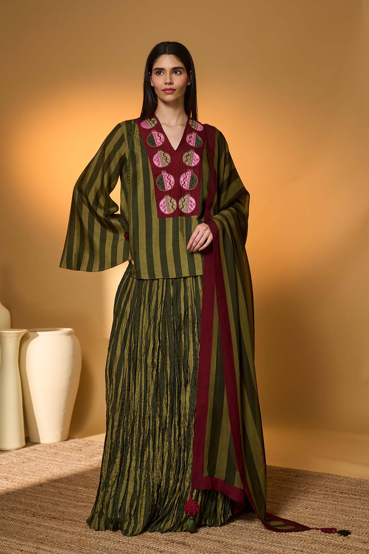 Masaba Anar Garden Skirt Set indian designer wear online shopping melange singapore 