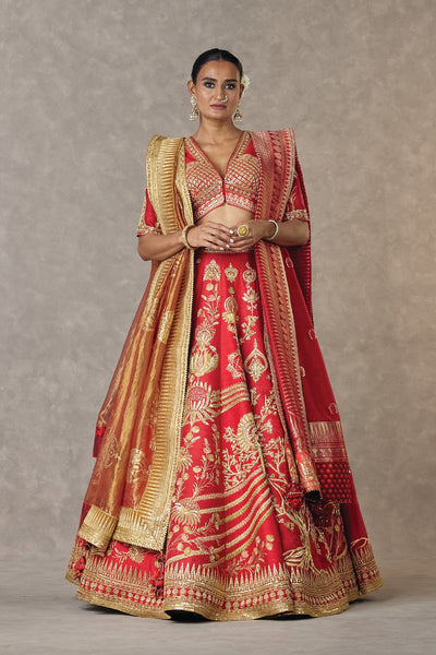 Masaba Bagh-E-Bahar Neelkamal Lehenga indian designer wear online shopping melange singapore
