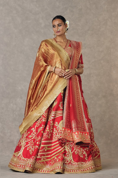 Masaba Bagh-E-Bahar Neelkamal Lehenga indian designer wear online shopping melange singapore