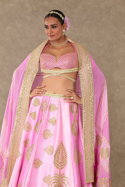 Masaba Barfi Pink Sitara Dil Lehenga Set indian designer wear online shopping melange singapore