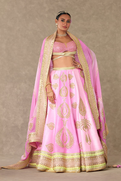 Masaba Barfi Pink Sitara Dil Lehenga Set indian designer wear online shopping melange singapore