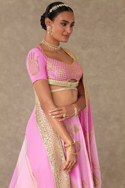 Masaba Barfi Pink Sitara Dil Lehenga Set indian designer wear online shopping melange singapore