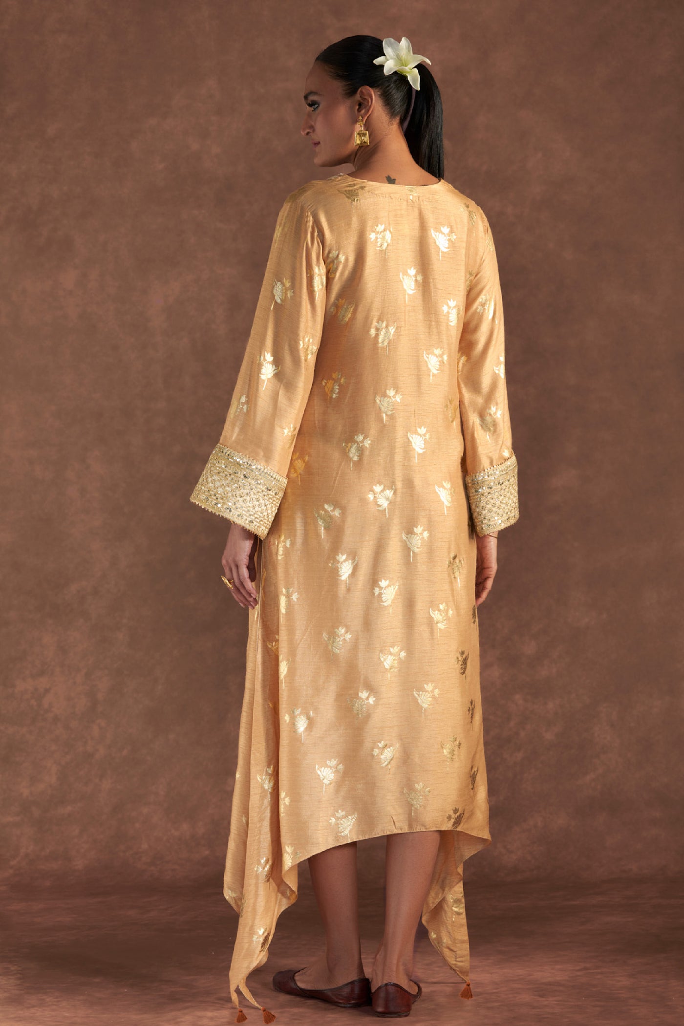 Masaba Beige Irisbud Kaftan Indian designer wear online shopping melange singapore