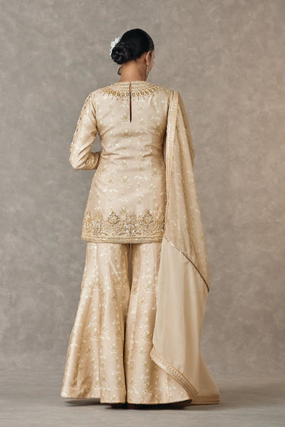 Masaba Beige Narangi Bagh Sharara Set indian designer wear online shopping melange singapore