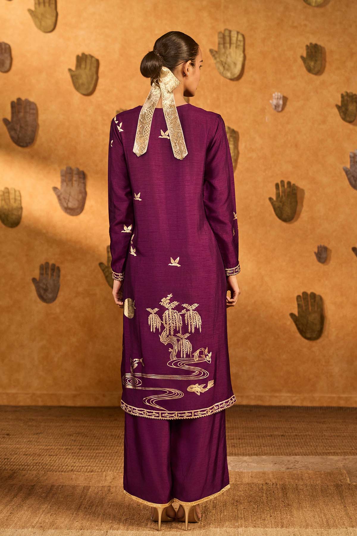 Masaba Berry Still Water Bloom Kurta Set indian designer wear online shopping melange singapore 