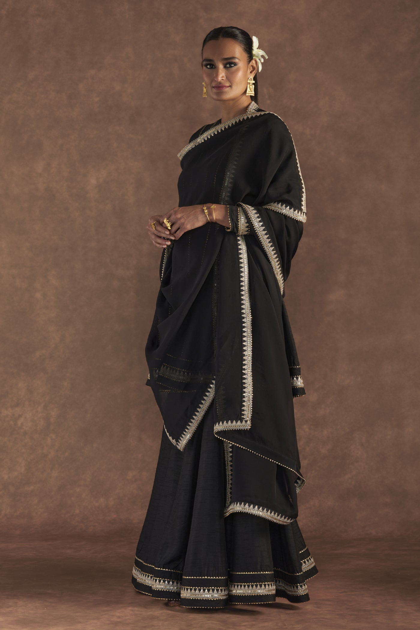Masaba Black Sharara Set Indian designer wear online shopping melange singapore