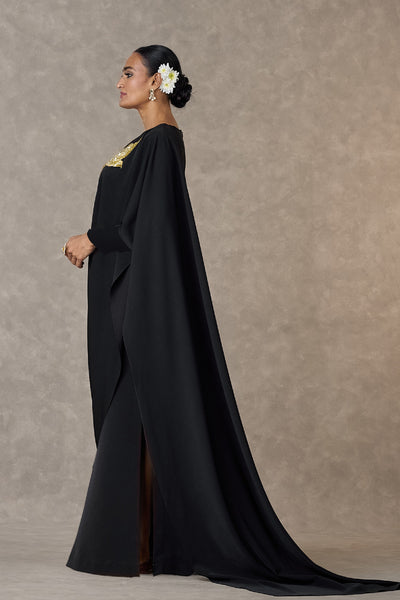 Masaba Black Son Chidiya Saree Gown indian designer wear online shopping melange singapore