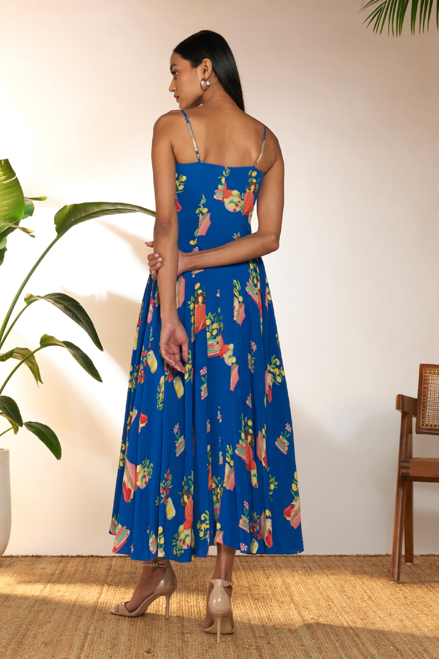 Masaba Blue Tangy Tango Corset Dress indian designer wear online shopping melange singapore