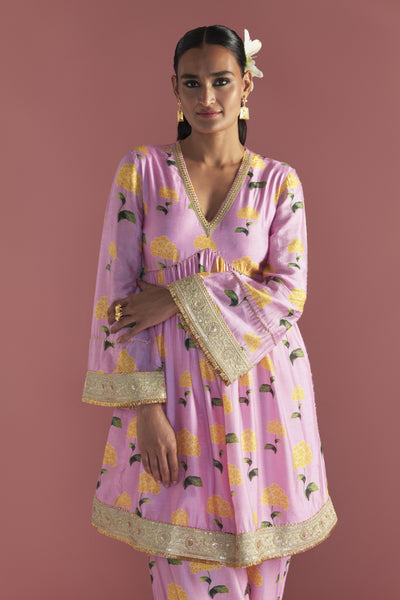 Masaba Blush Honeycomb Salwar Set Indian designer wear online shopping melange singapore