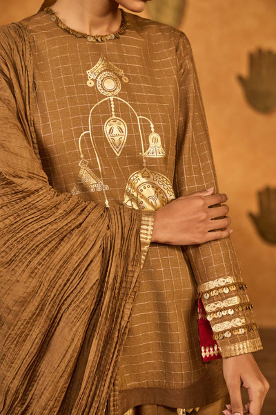 Masaba Brown Trinklet Tree Skd indian designer wear online shopping melange singapore 